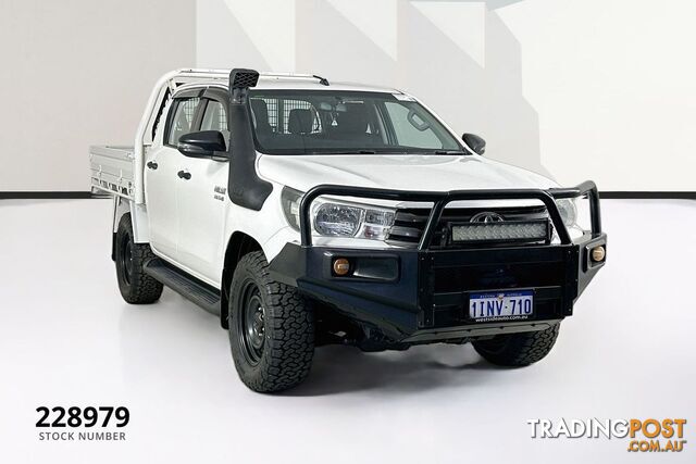 2018 TOYOTA HILUX SR (4X4) GUN126R MY17 DUAL C/CHAS