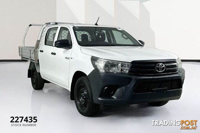 2016 TOYOTA HILUX WORKMATE GUN122R DUAL CAB UTILITY
