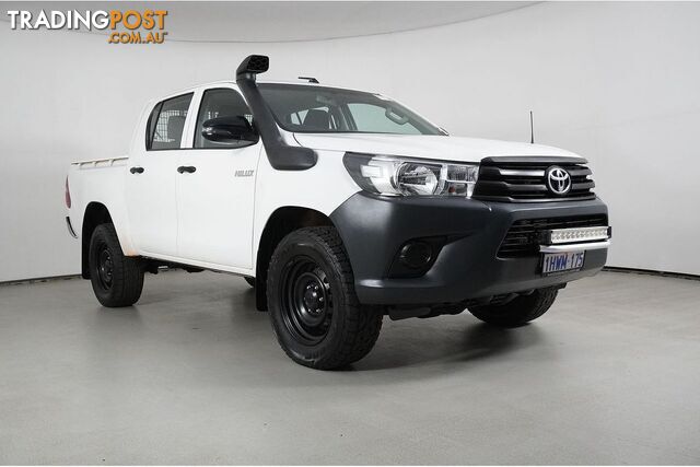 2018 TOYOTA HILUX WORKMATE (4X4) GUN125R MY17 DUAL CAB UTILITY