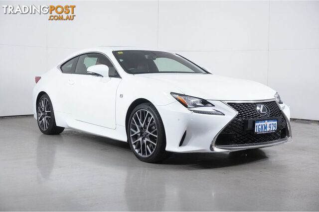 2016 LEXUS RC350 F SPORT GSC10R MY16 COUPE