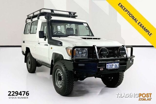 2019 TOYOTA LANDCRUISER WORKMATE (4X4) 2 SEAT VDJ78R MY18 TROOPCARRIER