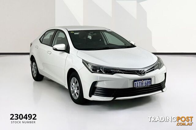 2019 TOYOTA COROLLA ASCENT ZRE172R MY17 4D SEDAN