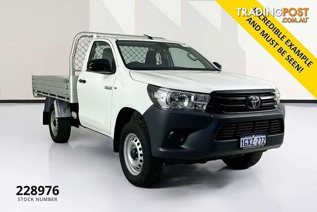 2019 TOYOTA HILUX WORKMATE GUN122R MY19 C/CHAS