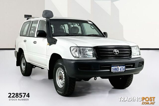 2004 TOYOTA LANDCRUISER (4X4) HZJ105R 4D WAGON