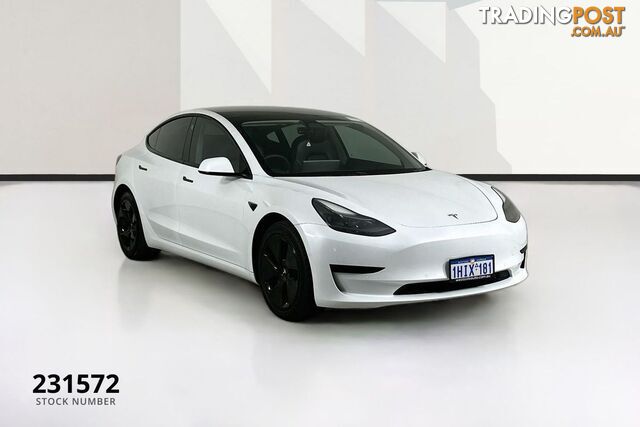 2021 TESLA MODEL 3 STANDARD RANGE PLUS RWD 5D SEDAN