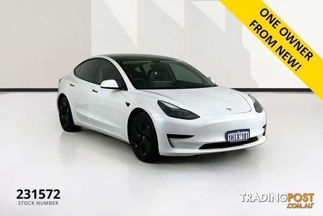2021 TESLA MODEL 3 STANDARD RANGE PLUS RWD 5D SEDAN