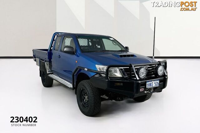 2014 TOYOTA HILUX SR (4X4) KUN26R MY12 X CAB C/CHAS