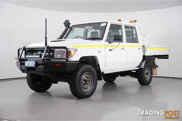 2020 TOYOTA LANDCRUISER WORKMATE (4X4) VDJ79R MY18 DOUBLE CAB CHASSIS