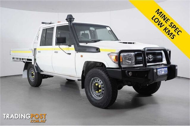 2019 TOYOTA LANDCRUISER WORKMATE (4X4) VDJ79R MY18 DOUBLE CAB CHASSIS