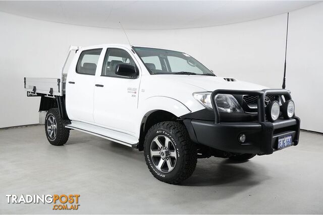 2011 TOYOTA HILUX SR (4X4) KUN26R MY11 UPGRADE DUAL CAB CHASSIS