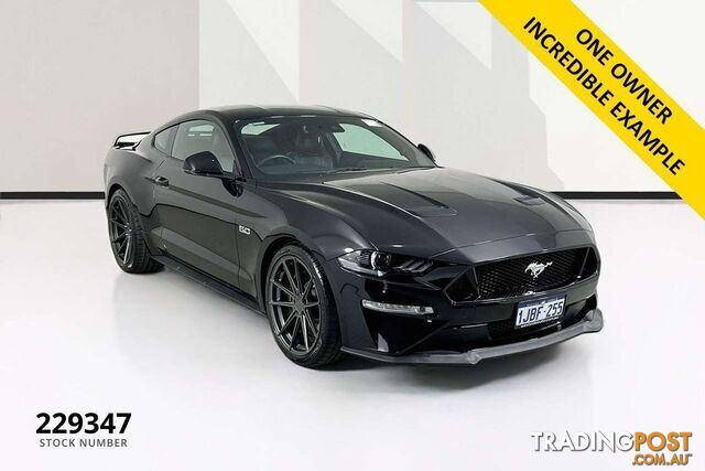 2019 FORD MUSTANG FASTBACK GT 5.0 V8 FN 2D COUPE