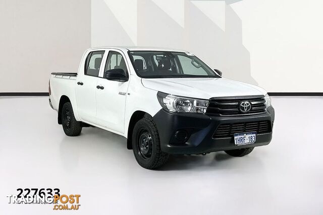 2022 TOYOTA HILUX WORKMATE (4X2) TGN121R DOUBLE CAB P/UP
