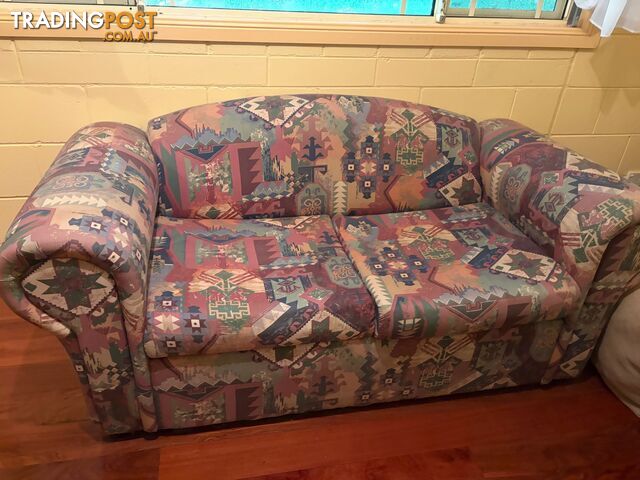 2 Seater Couch- Mosaic pattern