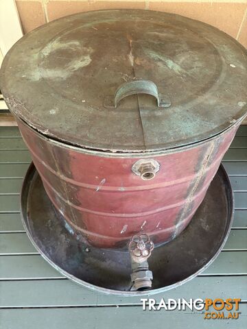 Rustic Old Copper Water Tank