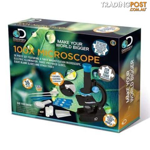Discovery Adventures - 100X Microscope (36pc)