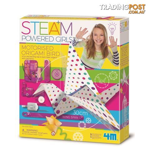 4M STEAM Powered Girls - Motorised Origami Bird