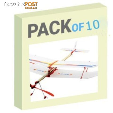 Rubber Band Plane - Pack of 10