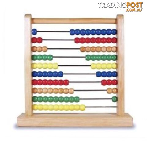 Melissa & Doug Wooden Abacus for quick maths calculations