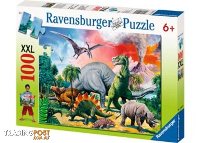 Ravensburger - Among the Dinosaurs Puzzle 100pc