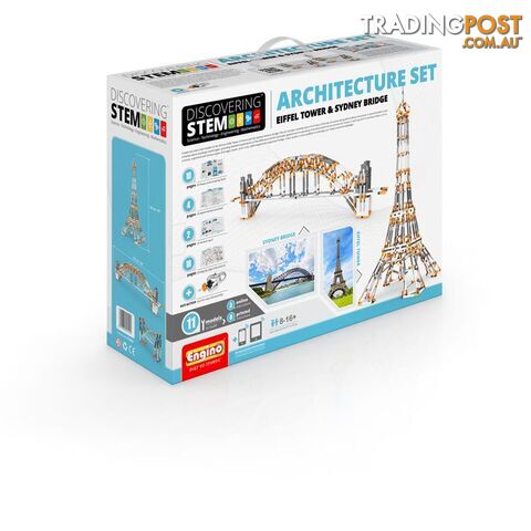 ENG STEM Architecture Set - Eiffel Tower &amp; Sydney Harbour Bridge