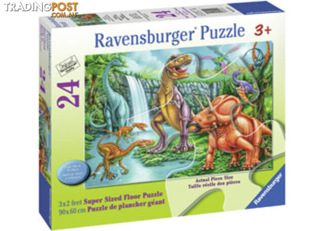 Ravensburger - Dino Falls SuperSize Puzzle 24pc