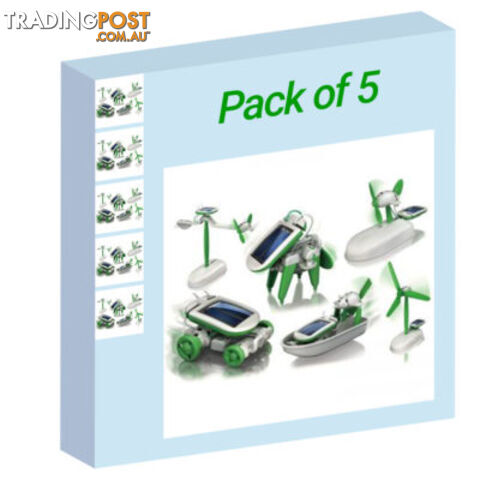 6 in 1 Solar without packaging (PP packaging) - Pack of 5