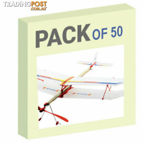 Rubber Band Plane - Pack of 50