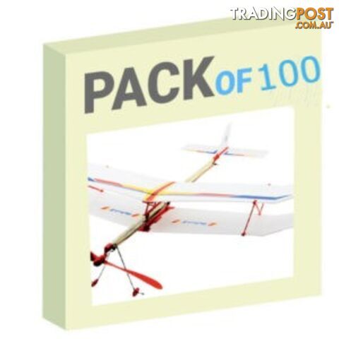 Rubber Band Plane - Pack of 100