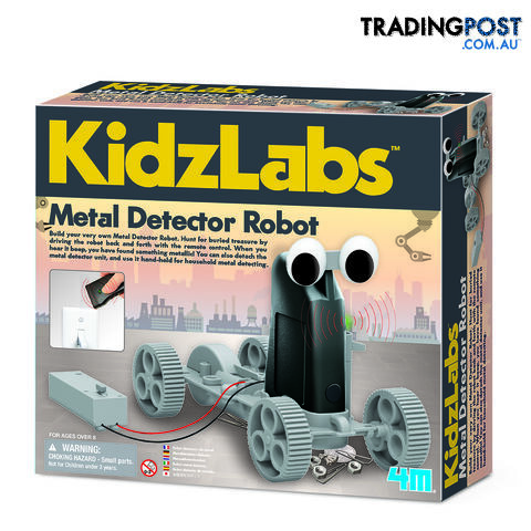 4M Kidz Labs Metal Detector Robot