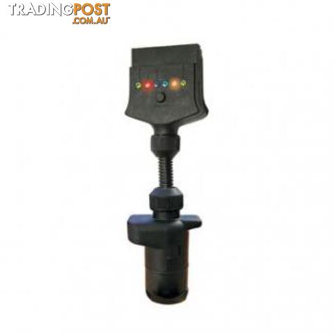 Adaptor â 7 pin flat socket to 7 ping large round plug