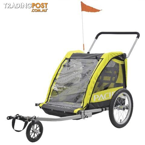Pacific Double Child Bike Trailer and Stroller  - 4S0999BC0202 - 9341983034769