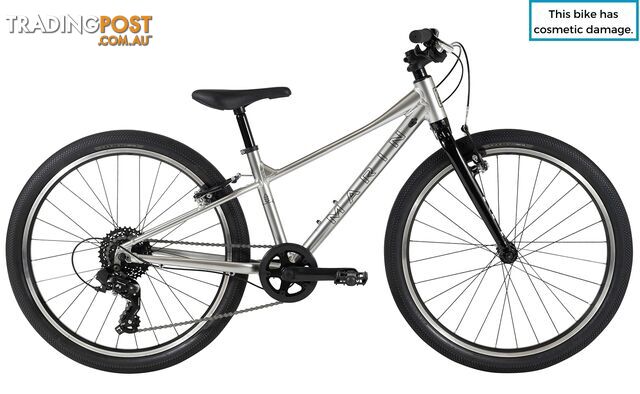 Ex Demo - 2024 Marin Coast Trail 24 - Premium Kids Bike [Colour: Silver Black]  - 1EX_A-3217X-X1-12_1