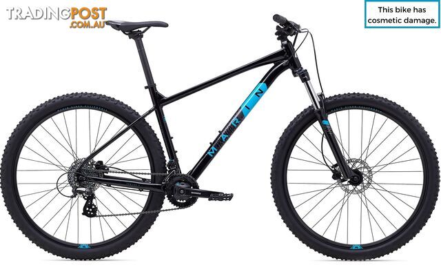 Ex Demo - 2024 Marin Bobcat Trail 3 - Mountain Bike [Wheel: 29][Size: M (height: 170-178cm)][Colour: Gloss Black-Charcoal-Cyan]  - 1EX_AXTXX29BT3M1G1_M1 - 718852712186