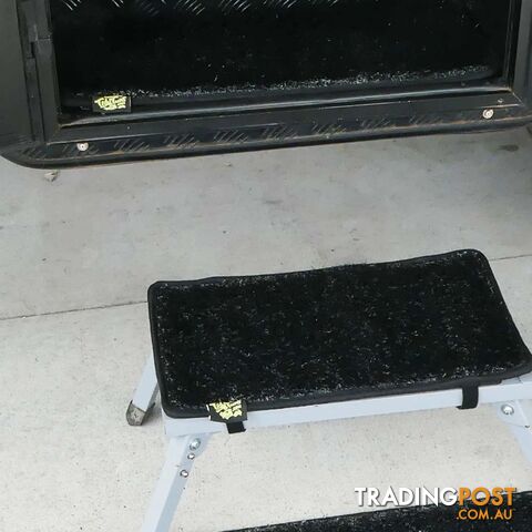 Are We Square Yet? Mat - Caravan Step Mat in Black - photo 2 of 2