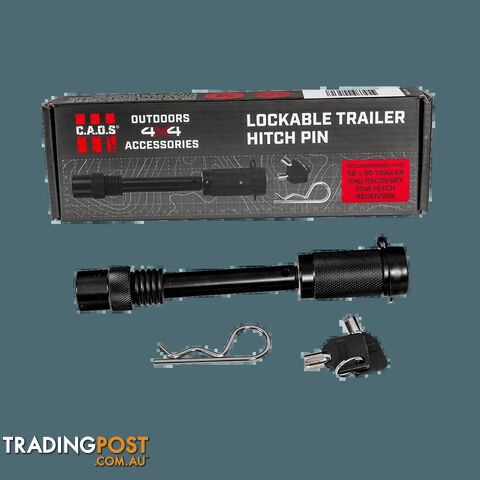 CAOS Lockable Trailer Hitch Pin 16mm (5/8")
