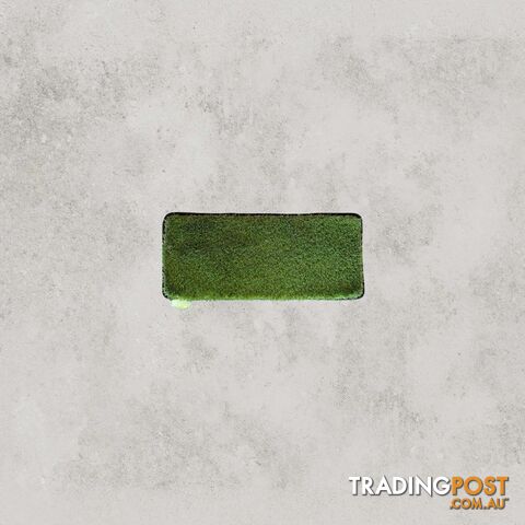 Are We Square Yet? Mat - Caravan Step Mat in Green