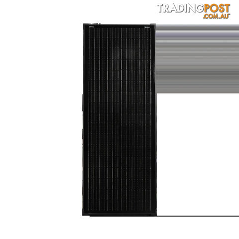 100W 12V Slimline Black Glass Solar Panel (20mm Frame)
