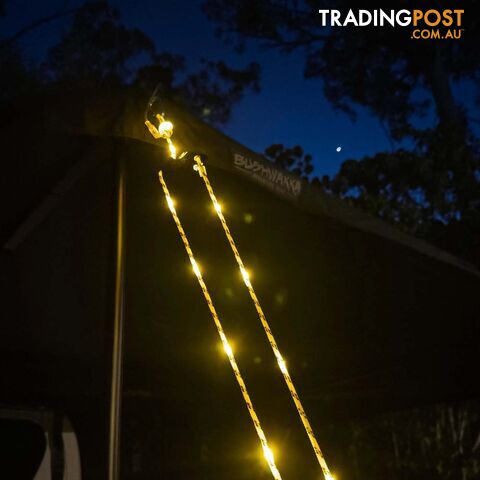 Bushwakka LED Guy Rope â Solar Powered (Pair)