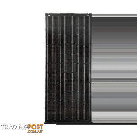 200W 12V Slimline Black Glass Solar Panel (20mm Frame)