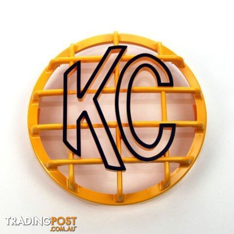 6â Stone Guard - ABS Plastic - Yellow / Black KC Logo