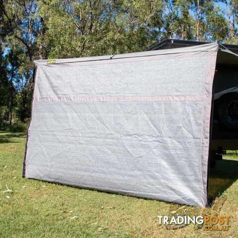 MEG Camper Awning Single Shade Cloth Wall 1900mm Drop