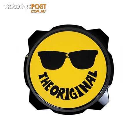 6" Pro6 GravityÂ® Light cover - Smiley Face Yellow / Black KC Logo