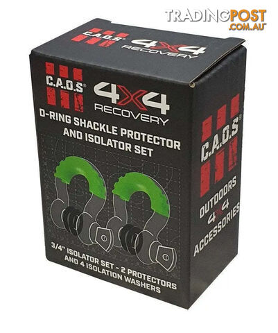 CAOS 2pcs Shackle Protector and 4 Isolators