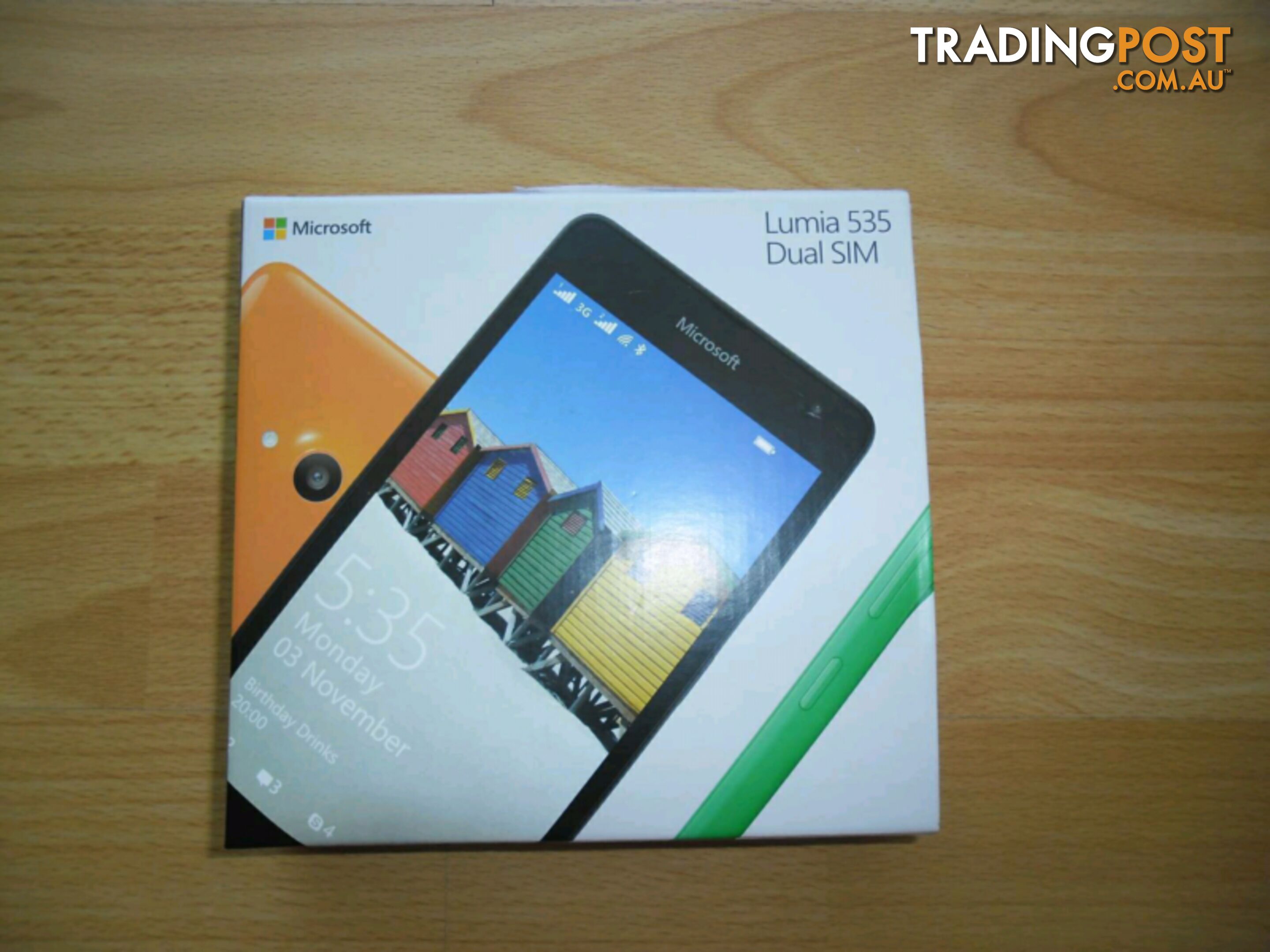 Microsoft Lumia 535 Dual SIM Windows phone 5 inch screen.