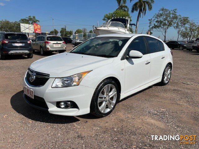 USED 2013 HOLDEN CRUZE SRIV WHITE 6 SPEED MANUAL HATCHBACK