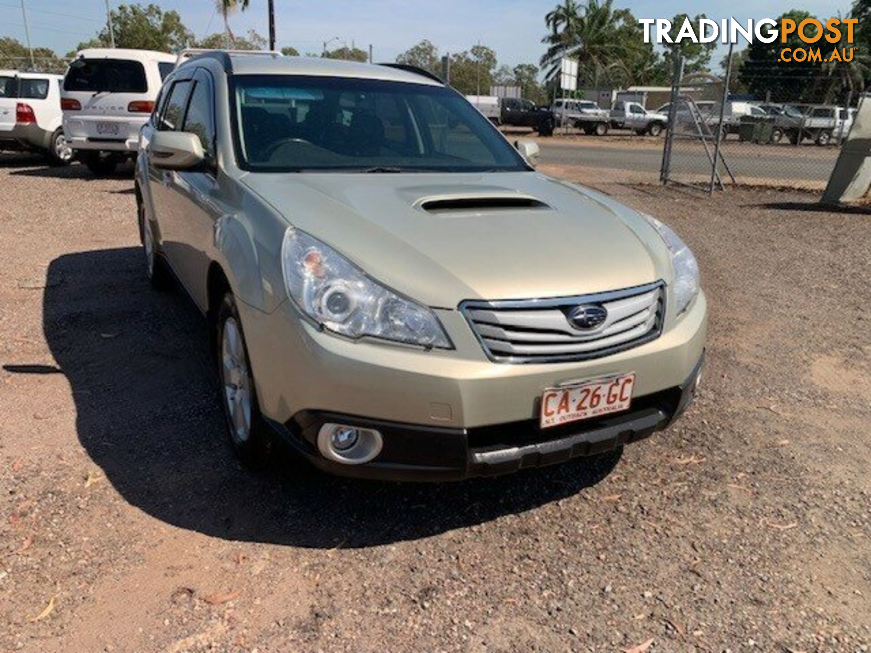 USED 2011 SUBARU OUTBACK GOLD 6 SPEED MANUAL WAGON