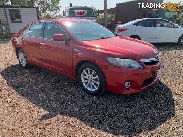 USED 2011 TOYOTA CAMRY HYBRID RED 4 SPEED AUTO ACTIVE SELECT SEDAN