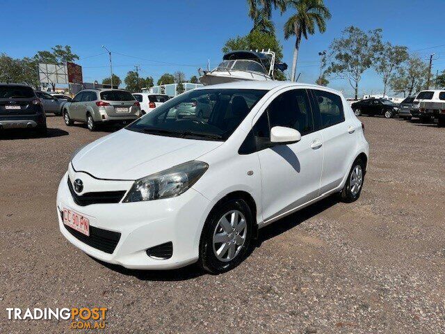 USED 2014 TOYOTA YARIS WHITE 4 SPEED AUTO ACTIVE SELECT HATCHBACK