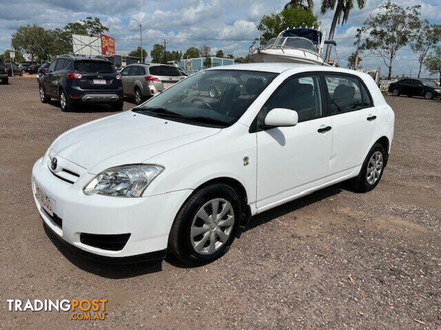 USED 2005 TOYOTA COROLLA WHITE 4 SPEED AUTO ACTIVE SELECT HATCHBACK