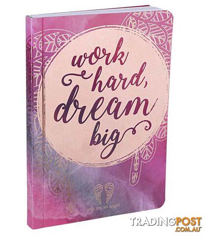 You Are An Angel Mini Journal - Work Hard, Dream Big
